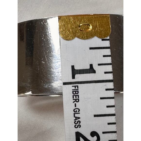 Vintage Mexico Brenda Schoenfeld Design Sterling Silver Wide Cuff - Picture 12 of 12